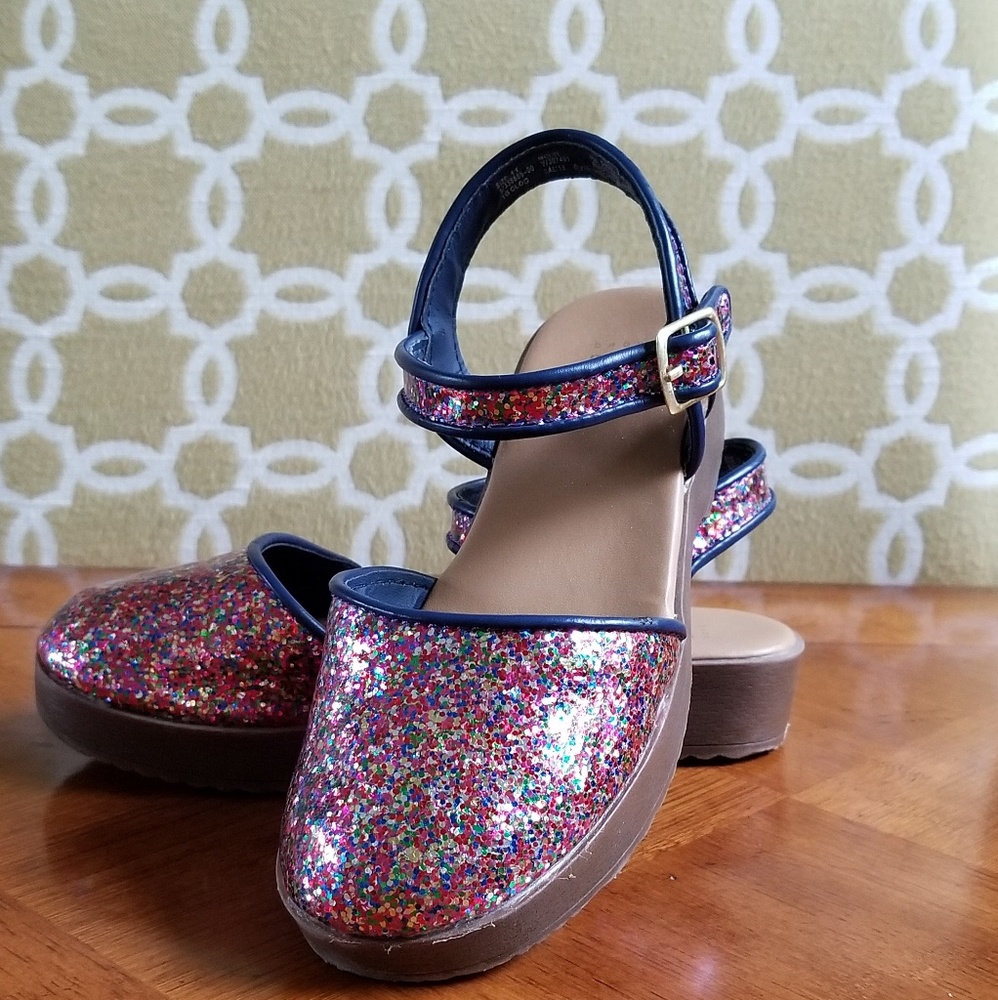 Girls Gap Glitter Shoes, 11